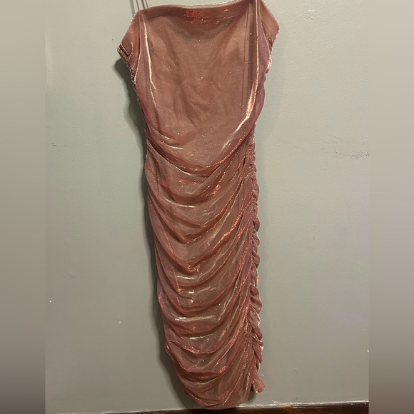 Champagne Short Dress - Picture 3 of 4